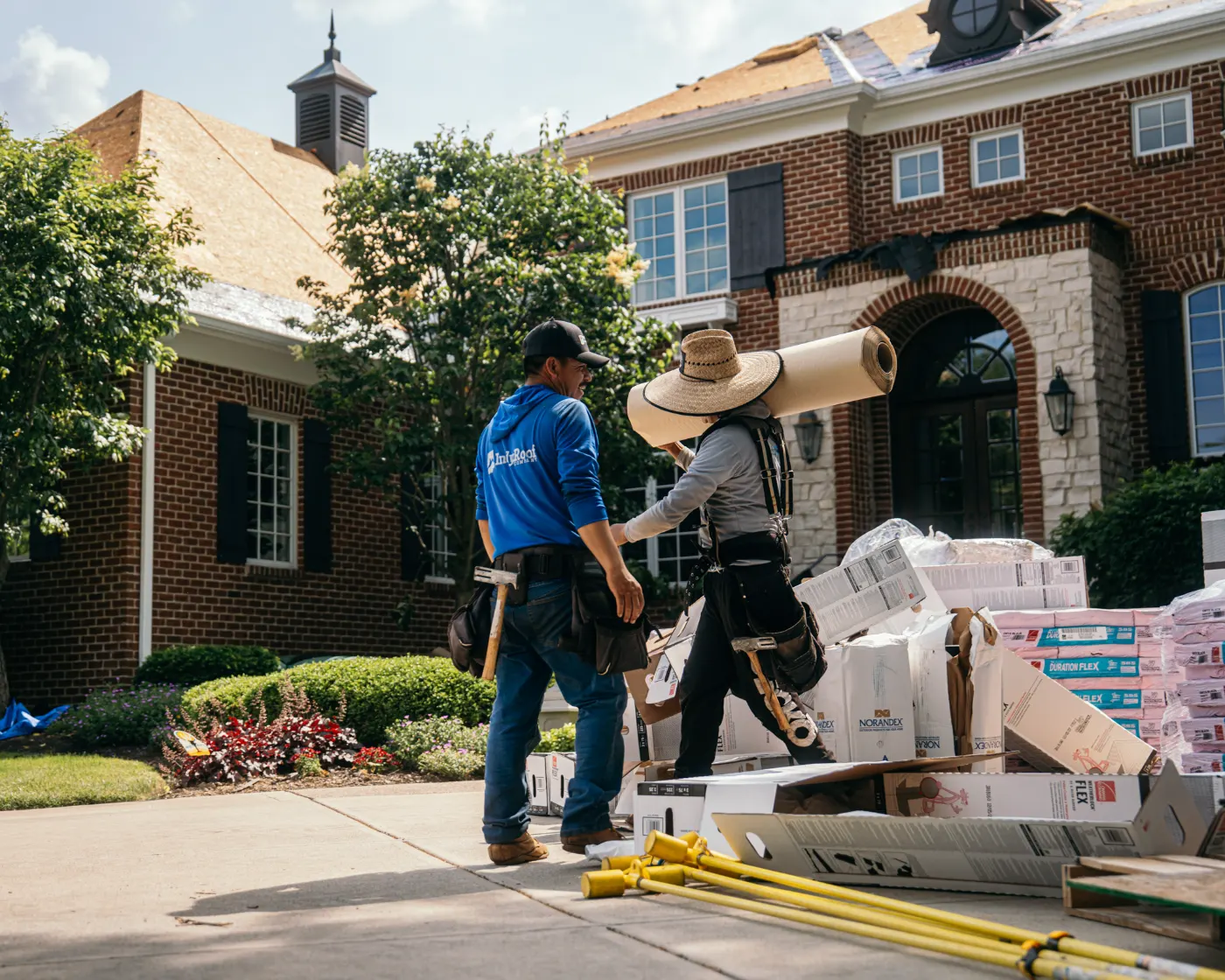 Commercial roof inspection documented in Crooked Stick